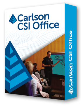 A Calrson CSI Office Disk Cover With a Man